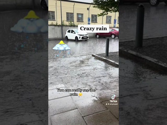 Rain on me 💦 | Visible rain drops Stockholm weather | Day 30 | July Challenge - A video a day