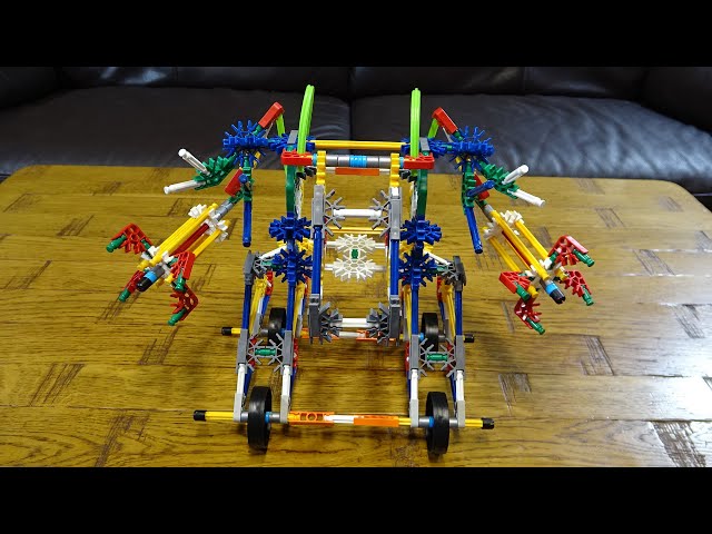 Building a Giant K'nex Mech 12605 Set