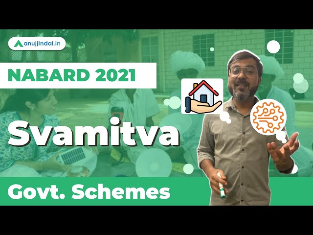 NABARD Grade A 2021 | Government Schemes | Svamitva by Manish sir