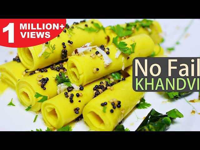 Khandvi Recipe In Hindi | गुजराती खांडवी बनाने की आसान विधि | How To Make Khandvi At Home