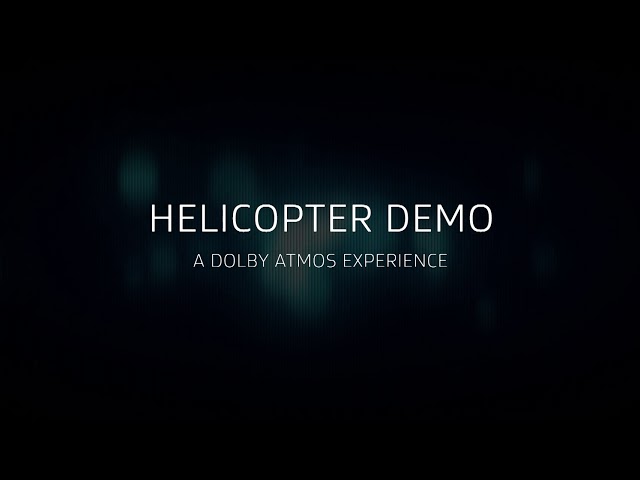 Dolby ATMOS Helicopter Ambisonic Spatial Audio 360 surround sound VR