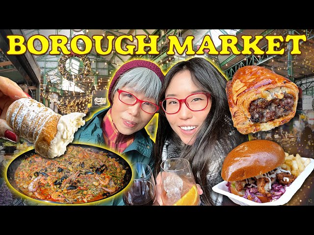 Must Eats of London's BOROUGH MARKET! Delicious Food Tour