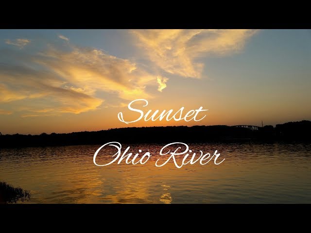 Sunset At Ohio River