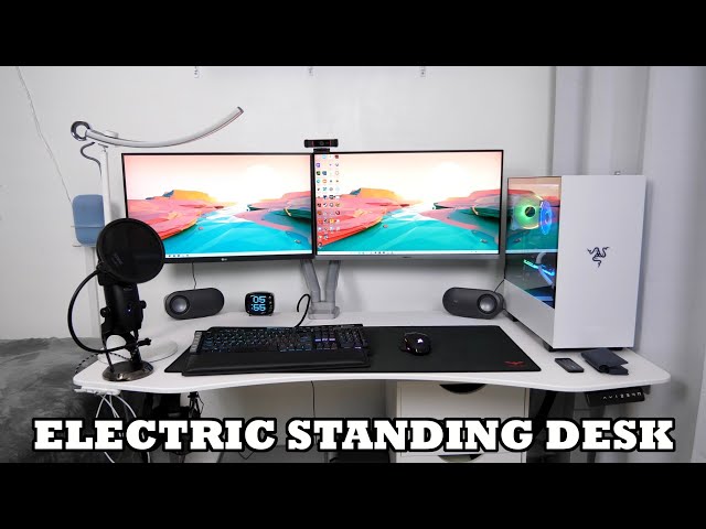 VORII Element Desk V2.0 Ergonomic Electric Standing Desk Review | Home Office Desk Set up 2021