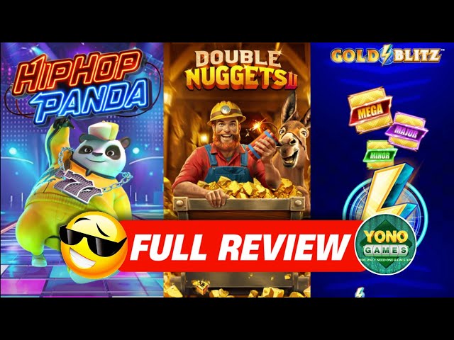 Yono Games ✅ DOUBLE NUGGETS 2🔥 HIPHOP PANDA 🐼 GOLD BLITZ 💥 New Slots Game launch today🤑 Yono Rummy