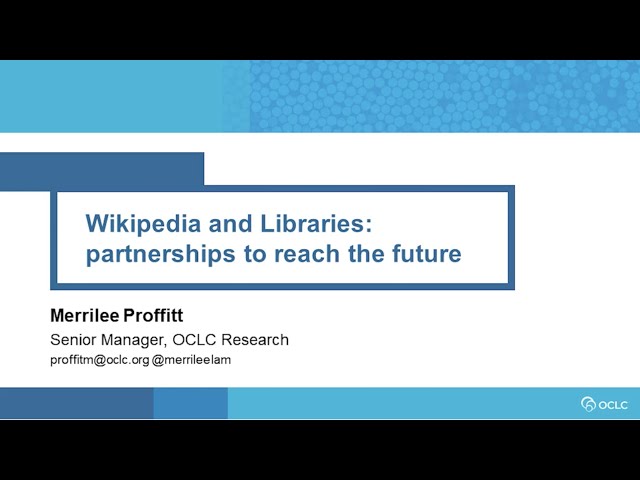 Wikipedia and Libraries