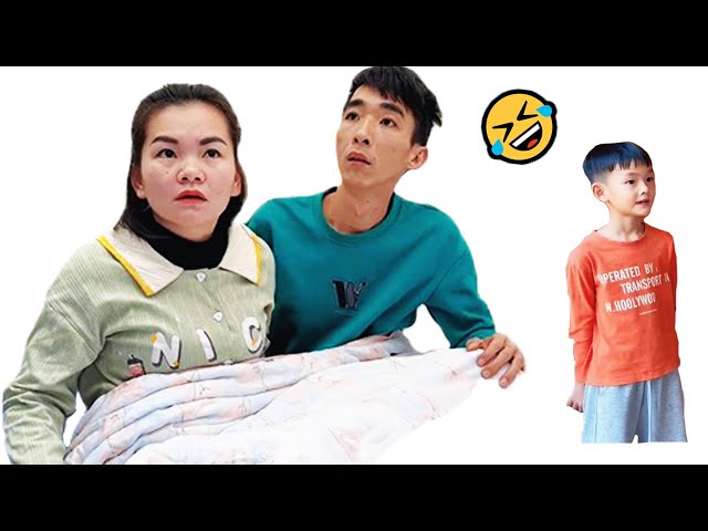 Funny family of three😺😍 Best Funny Videos 2023, Chinese Funny clips daily Part 7【仰望星空】