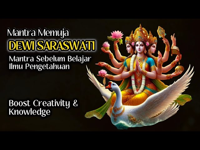 Mantra Saraswati Puja | Sloka Dewi Saraswati | 2025 | Powerful Saraswati Mantra