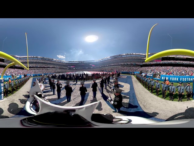 360 VR National Anthem at NY Giants Home Opener | West Point Band