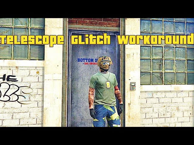 Easy & fast way how to do the telescope glitch workaround helmet + mask + glasses