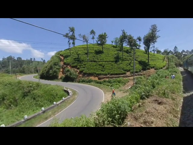 180 VR - Sri Lanka 2019 - 18 - Kandy - Train to Nuwara Eliya