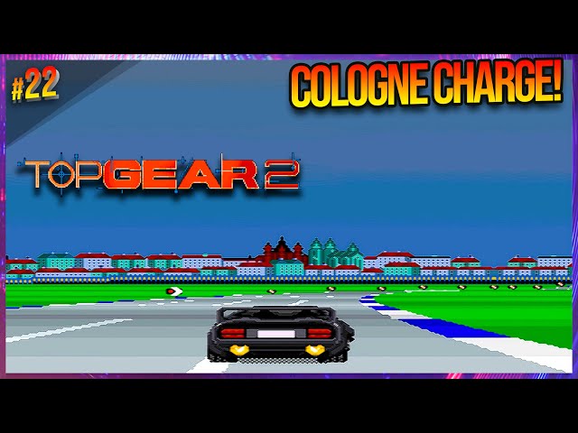 Top Gear 2 (SNES Gameplay, trk.22) ㅡ Cologne, Germany