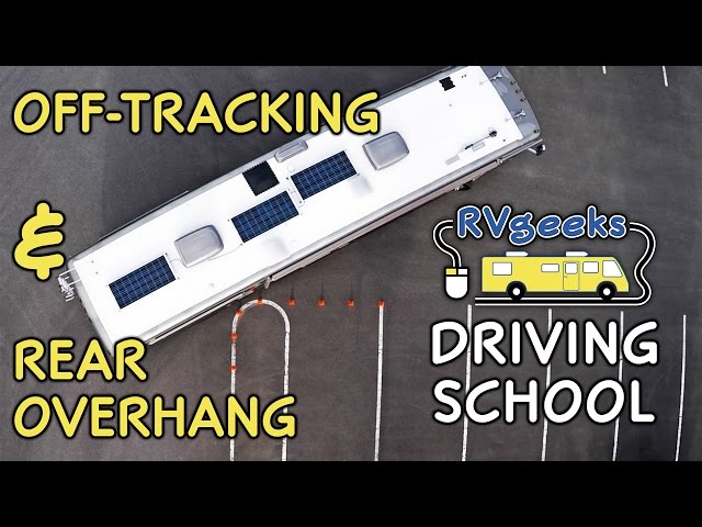 How to Drive a Motorhome/RV — Driving Tips: Off-Tracking & Rear Overhang