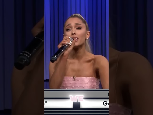 Throwback to Ariana Grande Singing “Humble” #MissGrande #shorts