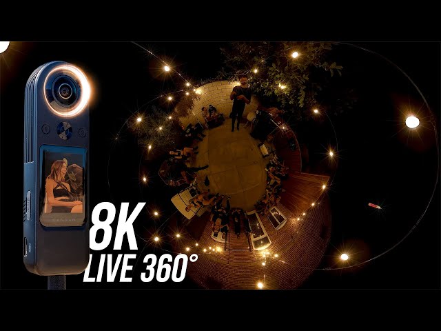 QooCam 8K Enterprise “LA Rap” - Low Light 8K 360° VR Livestream Sample Footage