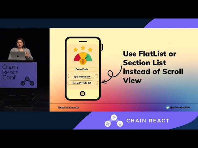 Ankita Kulkarni – The performance myths of React Native (Chain React 2023)