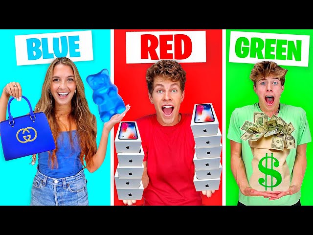 BUYING EVERYTHING IN ONE COLOR FOR 24 HOURS!