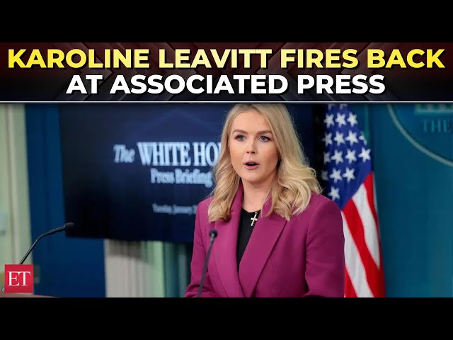 'We are in the right...': Karoline Leavitt fires back at Associated Press for suing her