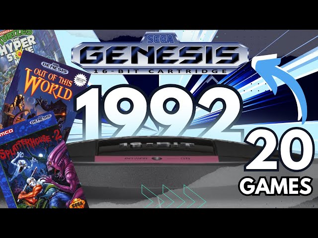 20 🏆 BEST Sega 🔵 GENESIS games released in 📆 1992 (Pt. 1)| LEGENDARY games❗