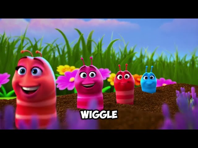 The Wiggly Worm Wiggle - Fun & Educational Children's Animal Song!