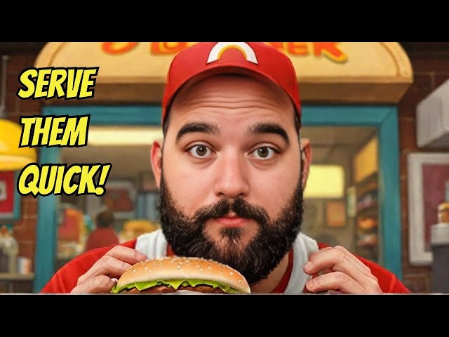 Rigg's Insane Fat Joint Blasts Off in Fast Food Simulator!