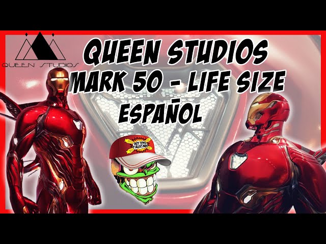 QUEEN STUDIOS Iron Man MARK 50 💥 Español Avance Escala 1/1 LIFE SIZE