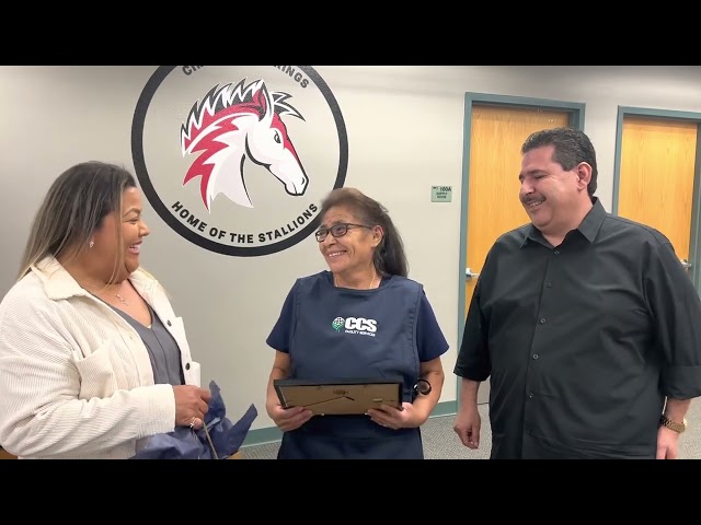 CCS Phoenix presents Bertha Guerrero with Special Recognition - October 2022