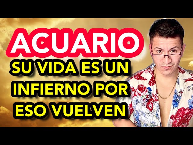 ACUARIO ♒️ ELLOS TE BUSCARAN Y TE ROGARAN VOLVER OTRA VEZ