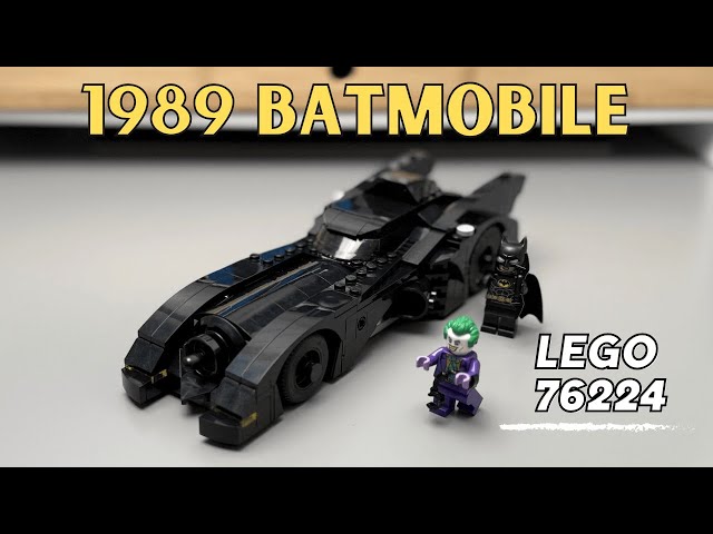 LEGO DC Comics Super Heroes 76224 1989 Batmobile - Batman vs The Joker Chase - Speed Build & Review