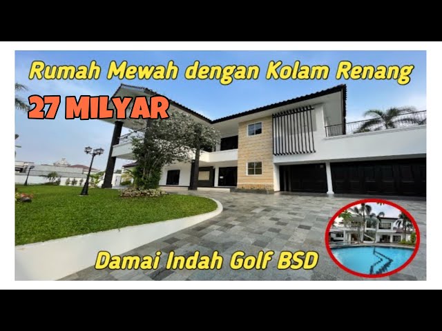 Luxury House With Swimming Pool and Koi Fish Pond at Damai Indah Golf BSD