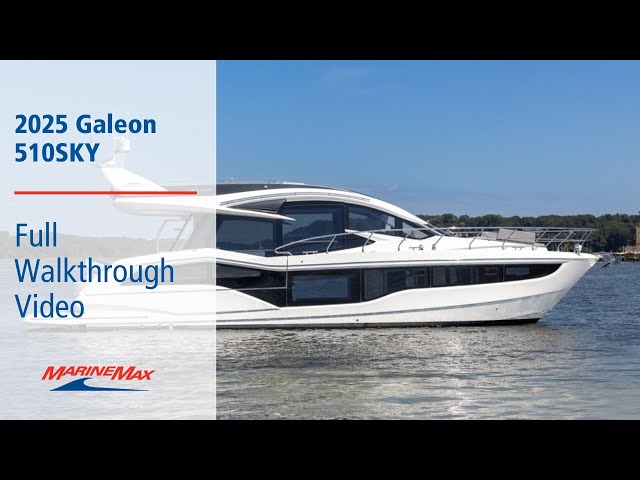 2025 Galeon 510 SKY Yacht For Sale at MarineMax Huntington, NY