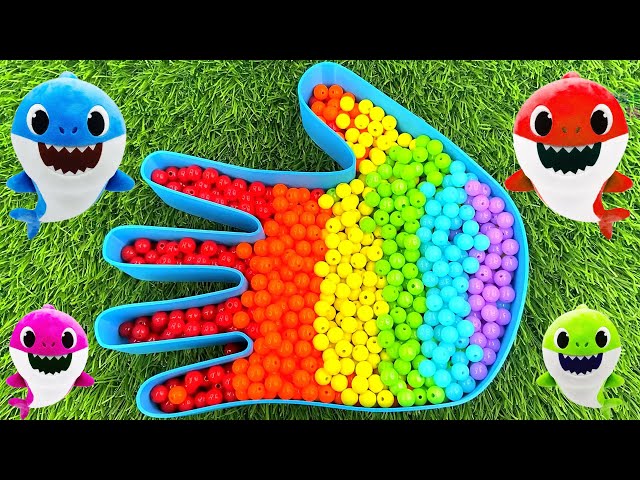 Oddly ASMR | How I Made Rainbow Beads IN Bathtub Hand AND Mixing Paiting Satisfying Video