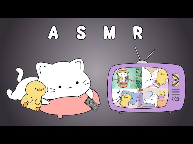 ASMR animation | cat and duckling stories compilation