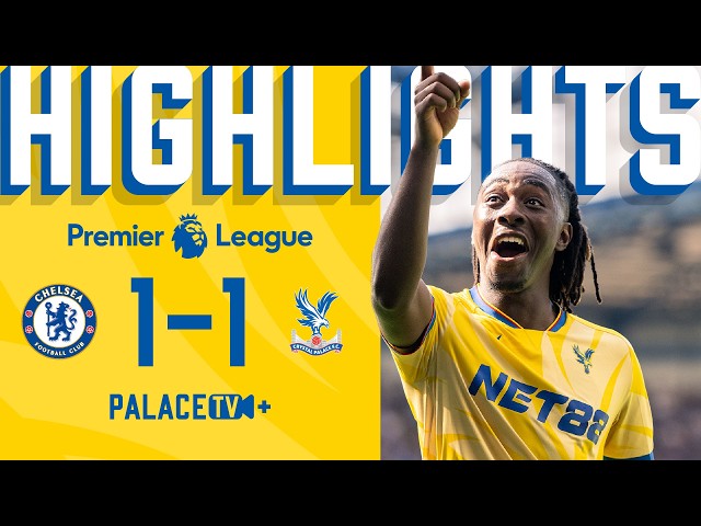 EZE scores a STUNNER 🤩🚀 | Premier League Highlights: Chelsea 1-1 Crystal Palace