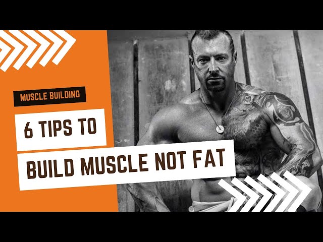 6 Tips to Build Muscle without Fat