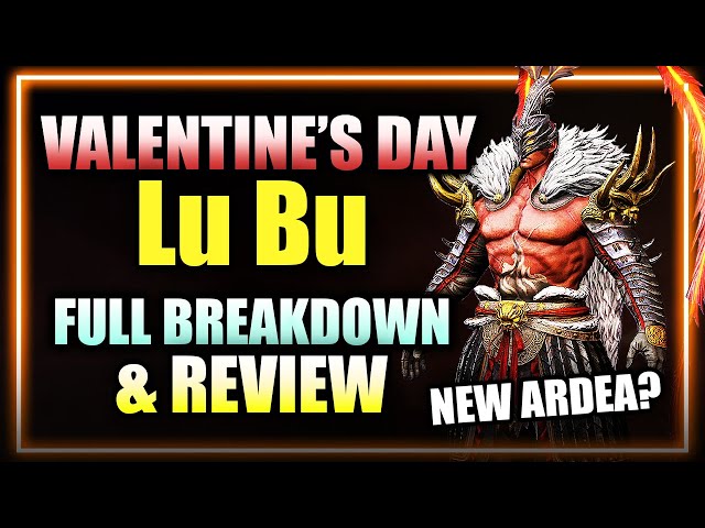 VALENTINE'S DAY HERO! Lu Bu - AoE BEAST - Hero Review & Kit Breakdown ⁂ Watcher of Realms