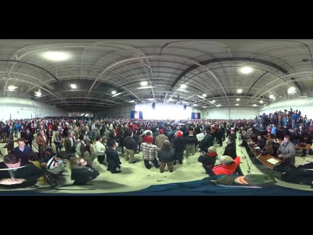 Donald Trump rally in 360