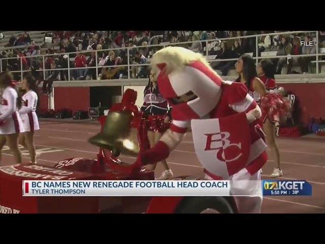 Bakersfield College names Tyler Thompson as head coach of football team