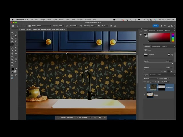 Adobe Photoshop - Adding Pattern to Mockups