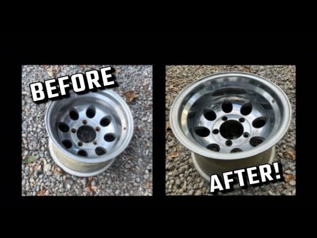 How to polish old aluminum wheels