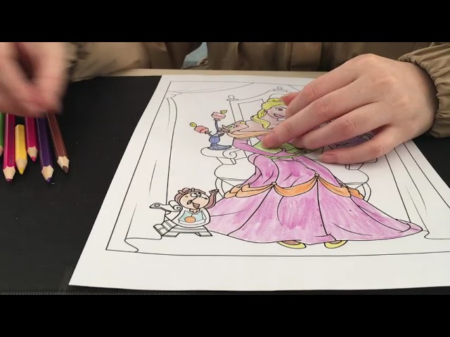 Beautiful drawing tutorial with beautiful teacher Thuy part 66