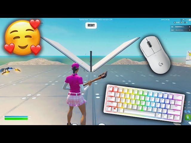 Chill ASMR🤩 1v1 BUILD FIGHT 🏆Satisfying Fortnite Keyboard Sounds