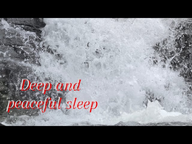 sleep well with the sound of natural waterfall in the forest - ASMR nature