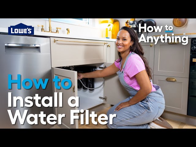 How to Install a Water Filter | How To Anything