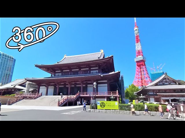 [8K 360°] Walk in Hamamatsucho（浜松町）, Tokyo, Japan / 高画質360度VR動画