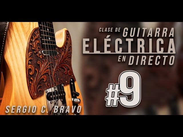 Clase de Guitarra Eléctrica en Directo #9 - Como tocar Base de Blues o Rock, y adornos para la base