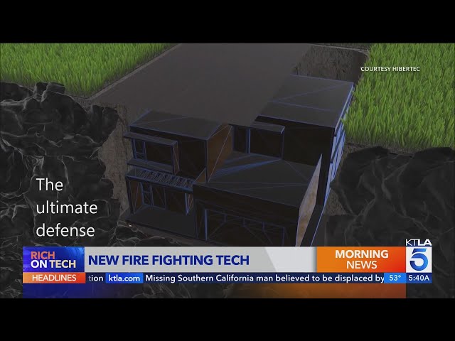 A House That Hides Underground to Survive Wildfires?