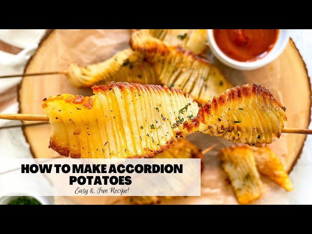 How To Make Accordion Potatoes | TikTok Accordion Potato Recipe. Super Easy and Fun to Make!