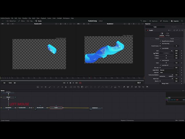 Da Vinci Bangla Tutorial | How to to 3d icon from image and add trail Animation