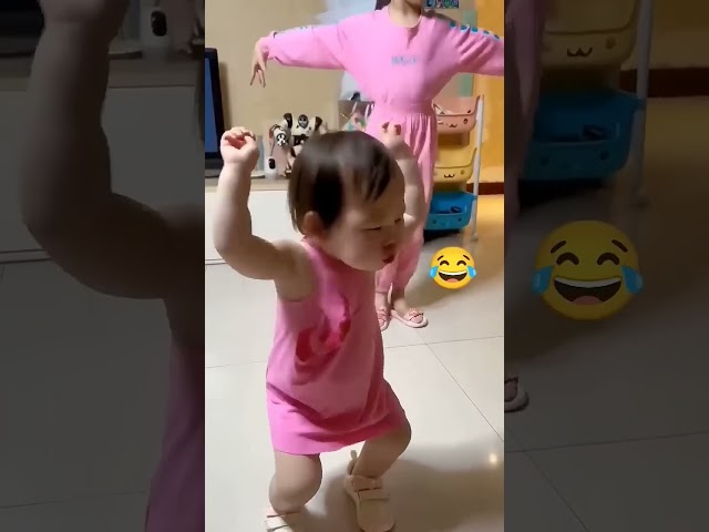 A father having fun 🤣with his baby 🥛|| #funny#baby#shortsfeed #dance #smile #short